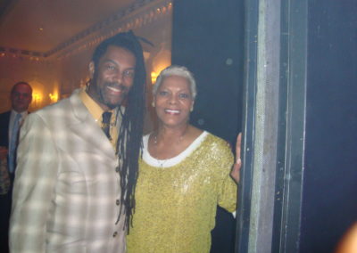 Cuttie Williams with Dionne Warrick