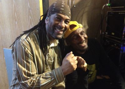 Cuttie Williams with Jimmy Cliff